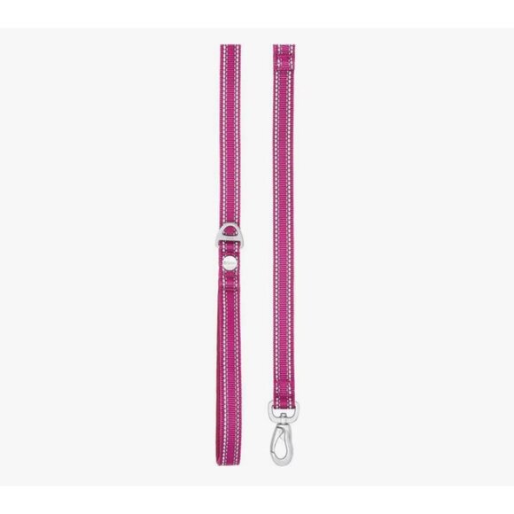 NEW Frisco 6ft Dog Leash Nylon Reflective Comfort Padded Handles Purple 1" Width - Picture 5 of 8